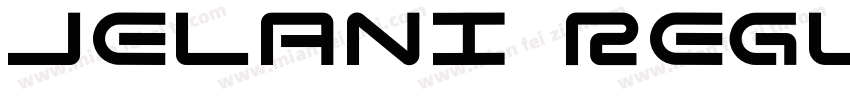 jelani Regular字体转换